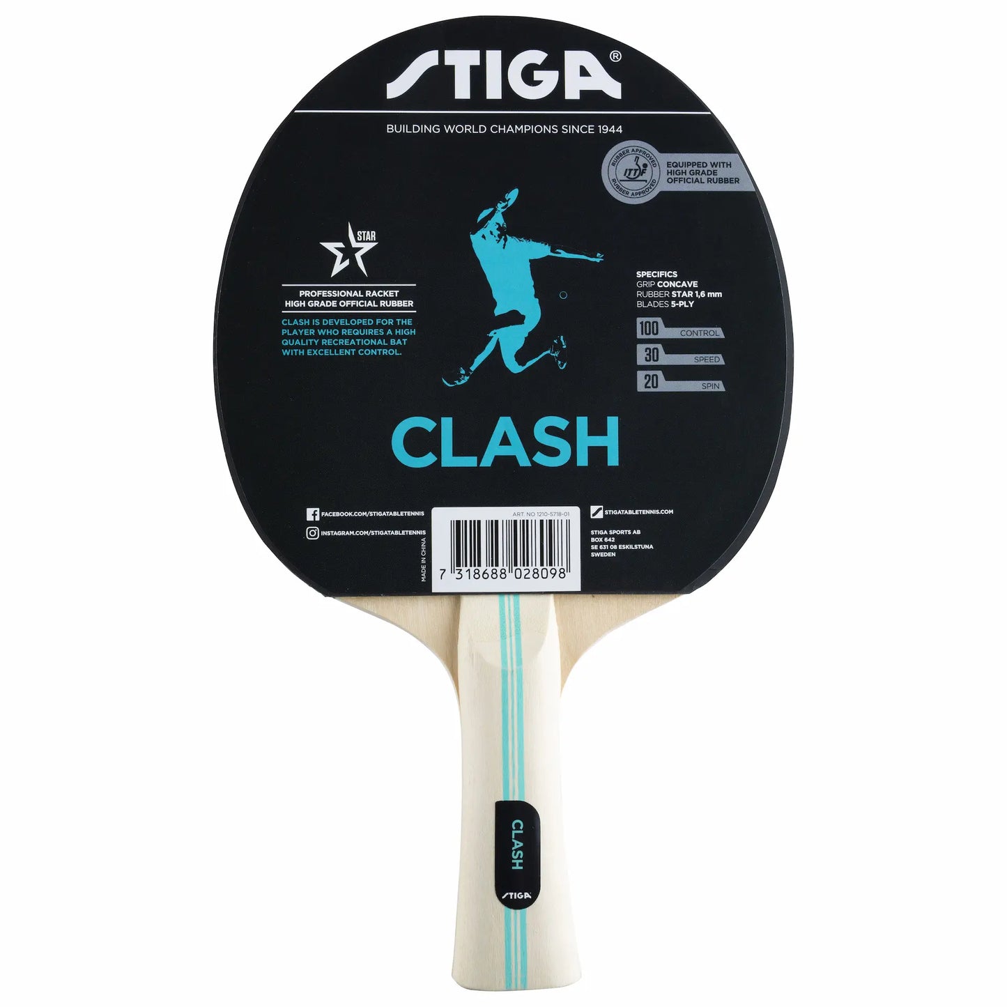 מחבט טניס שולחן STIGA CLASH