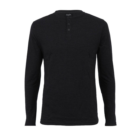 טי שירט גברים - שחור מלאנג'