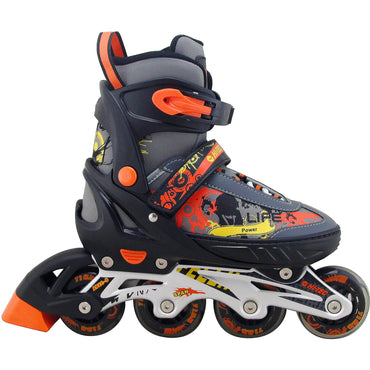 רולר מתכוונן LIFE IS A MIRACLE - שחור / כתום HI-TEC EXERCISE BAND