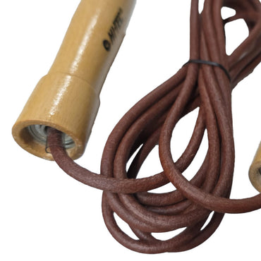 דלגית עור ידית עץ HT