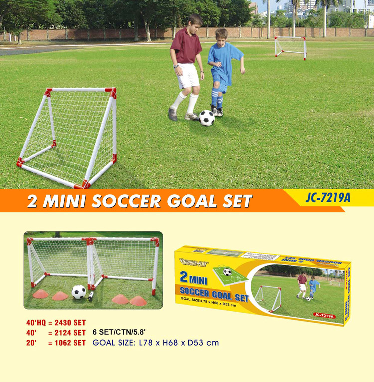 סט 2 שערי מיני 2 MINI SOCCER GOAL SET