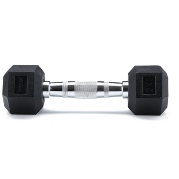 משקולת יד ראש גומי 2 קג