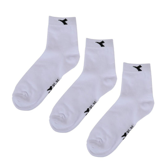 שלישיית גרבי 1/4 גברים - לבן