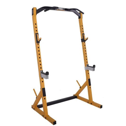 כלוב מסיבי מתאים למתאמנים מקצועיים ומשקלים כבדים - צהוב / שחור POWERTEC