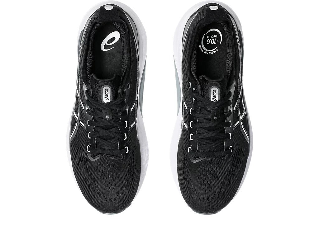 נעלי ריצה מקצועיות Gel Kayano 31 2E גברים - שחור / לבן