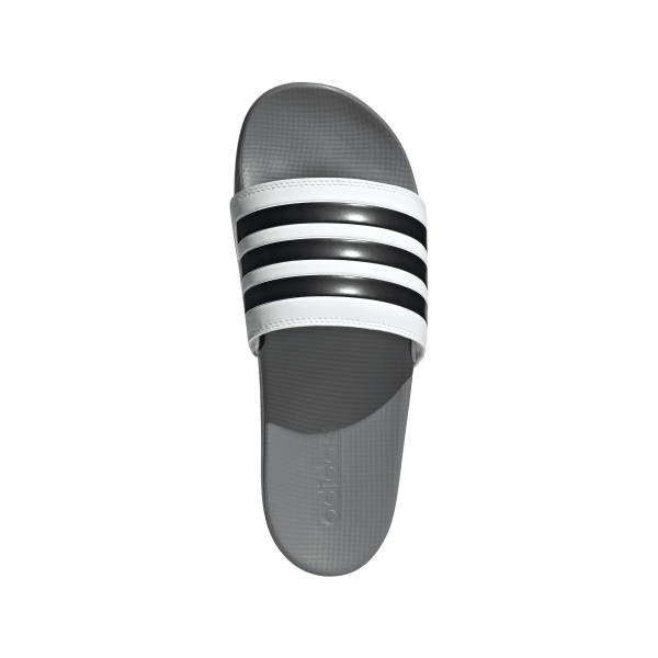 כפכפי ADILETTE COMFORT גברים - לבן / שחור / אפור