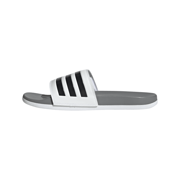 כפכפי ADILETTE COMFORT גברים - לבן / שחור / אפור