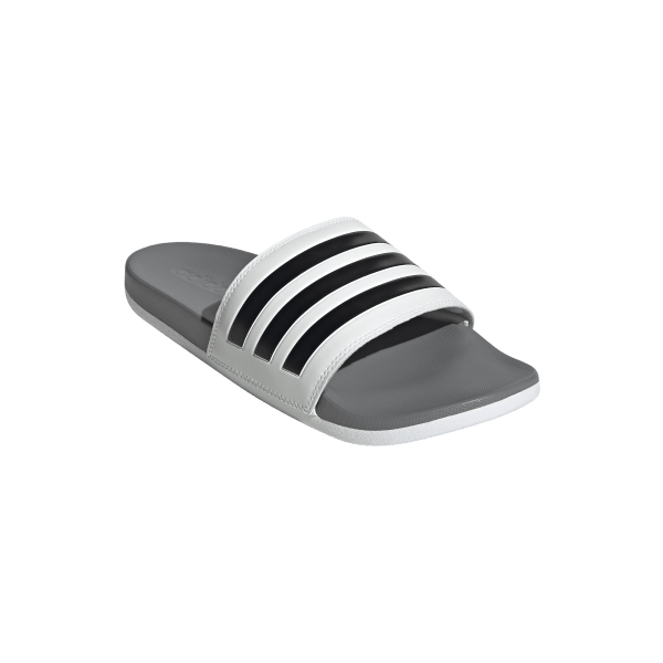 כפכפי ADILETTE COMFORT גברים - לבן / שחור / אפור