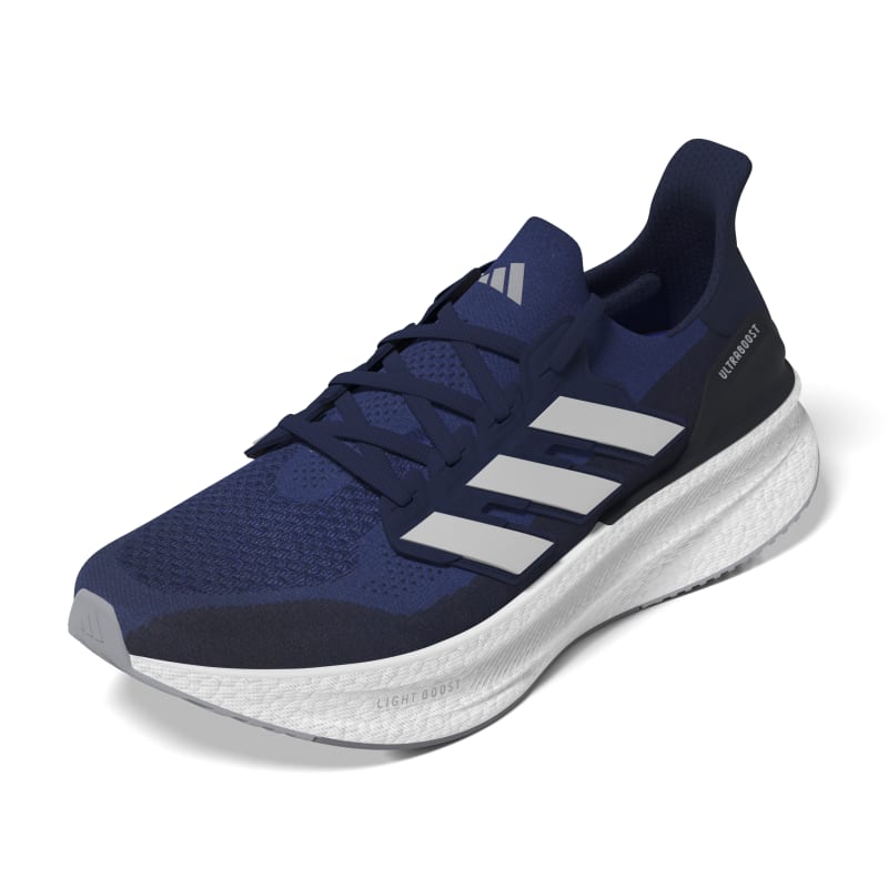 נעלי ריצה מקצועי ULTRABOOST 5 גברים - כחול כהה / לבן