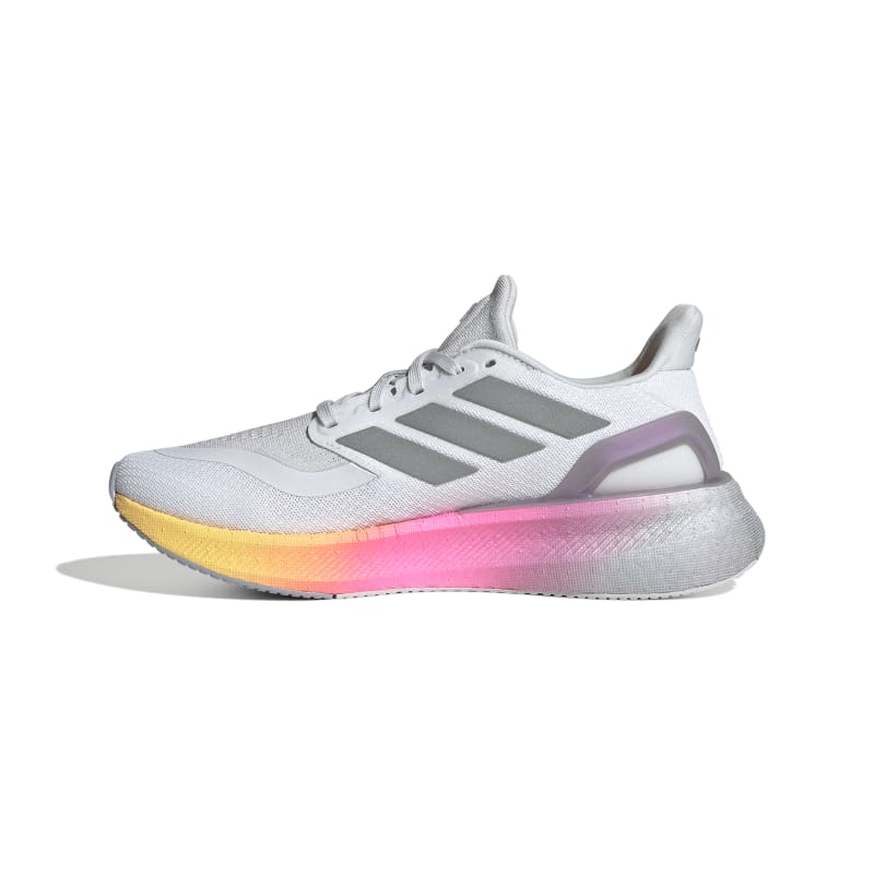 נעלי ריצה מקצועיות PUREBOOST 5 נשים - אפור / ורוד / צהוב