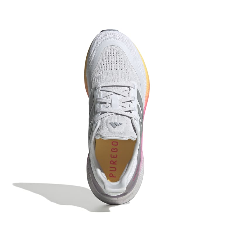 נעלי ריצה מקצועיות PUREBOOST 5 נשים - אפור / ורוד / צהוב