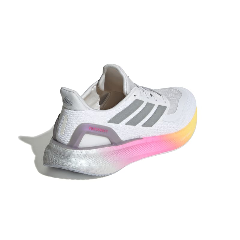 נעלי ריצה מקצועיות PUREBOOST 5 נשים - אפור / ורוד / צהוב