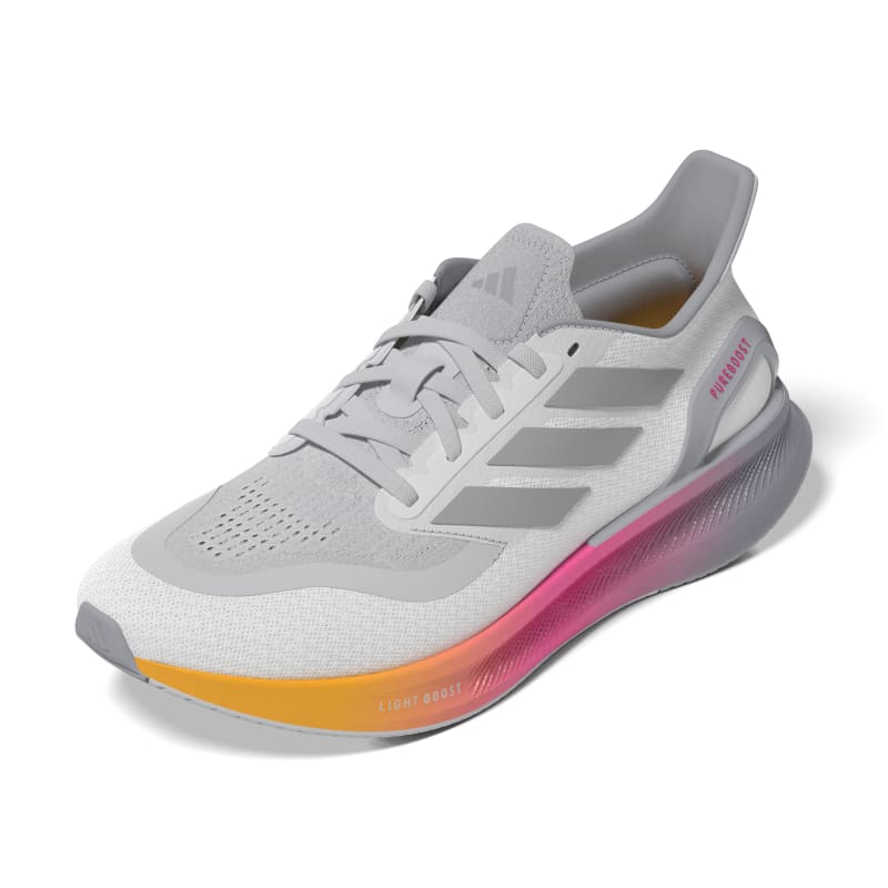 נעלי ריצה מקצועיות PUREBOOST 5 נשים - אפור / ורוד / צהוב