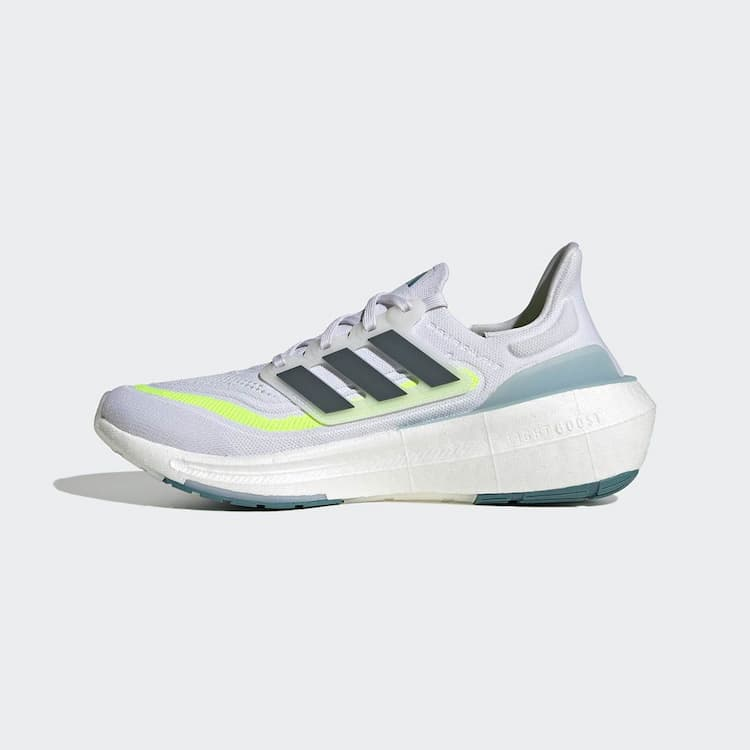 נעלי ריצה מקצועיות ULTRABOOST LIGHT גברים - לבן / צהוב