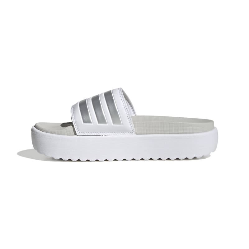כפכפי ADILETTE PLATFORM נשים - לבן