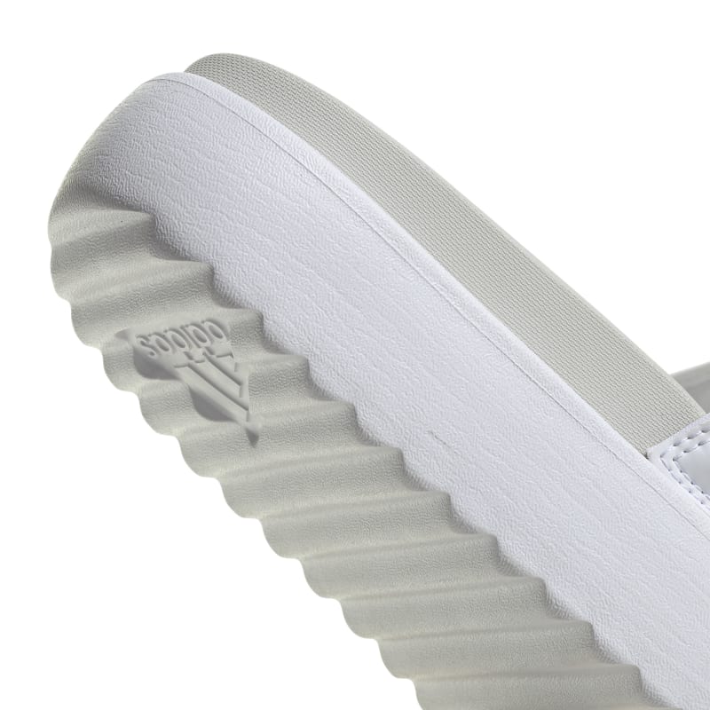כפכפי ADILETTE PLATFORM נשים - לבן