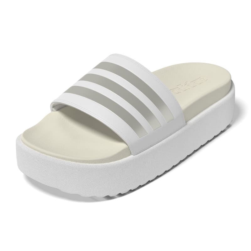 כפכפי ADILETTE PLATFORM נשים - לבן