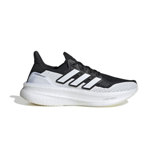 נעלי ריצה מקצועיות ULTRABOOST 5 גברים - שחור / לבן