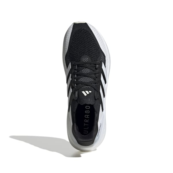 נעלי ריצה מקצועיות ULTRABOOST 5 גברים - שחור / לבן