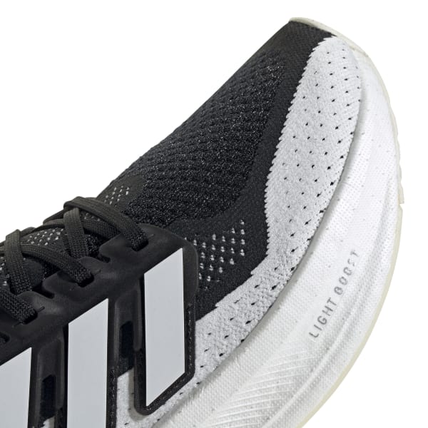 נעלי ריצה מקצועיות ULTRABOOST 5 גברים - שחור / לבן