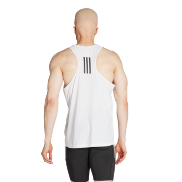 גופיית אימון גברים - לבן