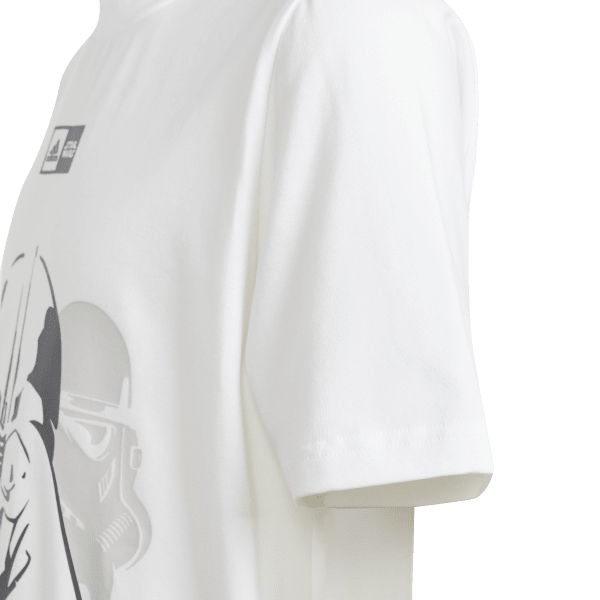 חולצת טי שירט קצרה יוניסקס - לבן