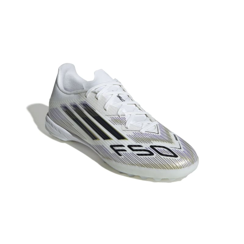 נעלי קט רגל F50 LEAGUE TF גברים - לבן / זהב