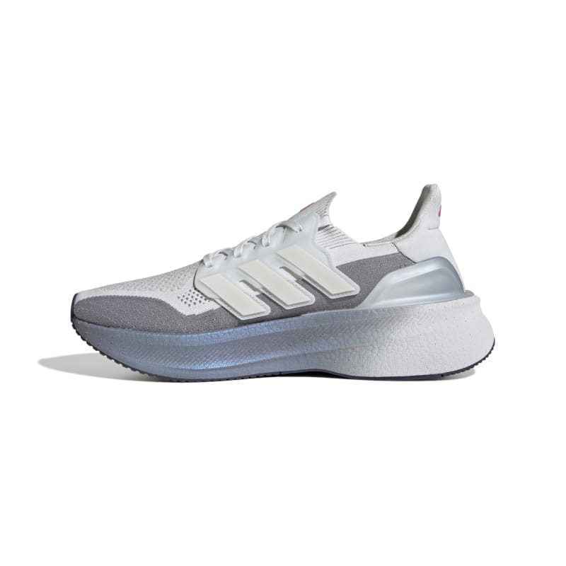 נעלי ריצה מקצועיות ULTRABOOST 5 גברים - אפור / לבן