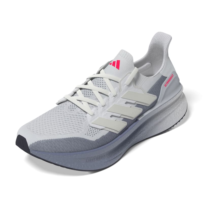 נעלי ריצה מקצועיות ULTRABOOST 5 גברים - אפור / לבן