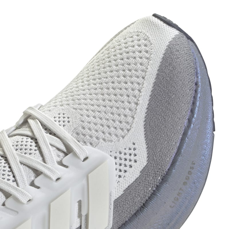 נעלי ריצה מקצועיות ULTRABOOST 5 גברים - אפור / לבן