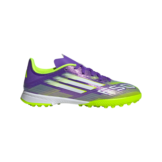 נעלי קט רגל F50 LEAGUE TF ילדים - סגול / צהוב