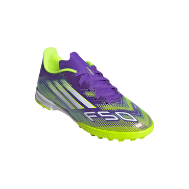 נעלי קט רגל F50 LEAGUE TF ילדים - סגול / צהוב