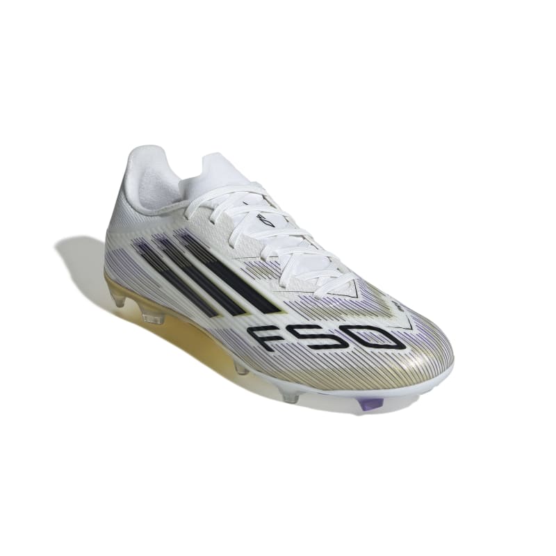 נעלי כדורגל F50 LEAGUE FG/MG גברים - לבן / זהב