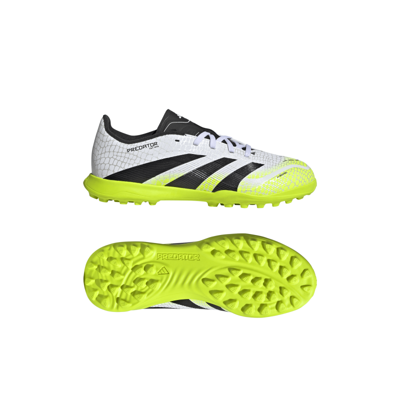נעלי קט רגל PREDATOR LEAGUE TF ילדים - לבן / צהוב