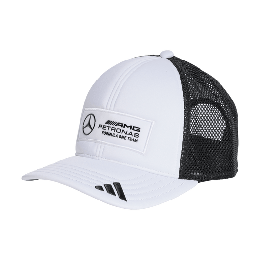 כובע קסקט - שחור / לבן