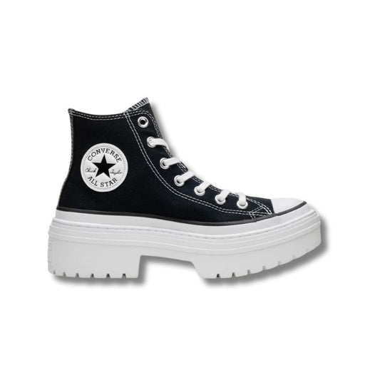 נעלי אולסטאר LUGGED HEEL HI נשים - שחור / לבן