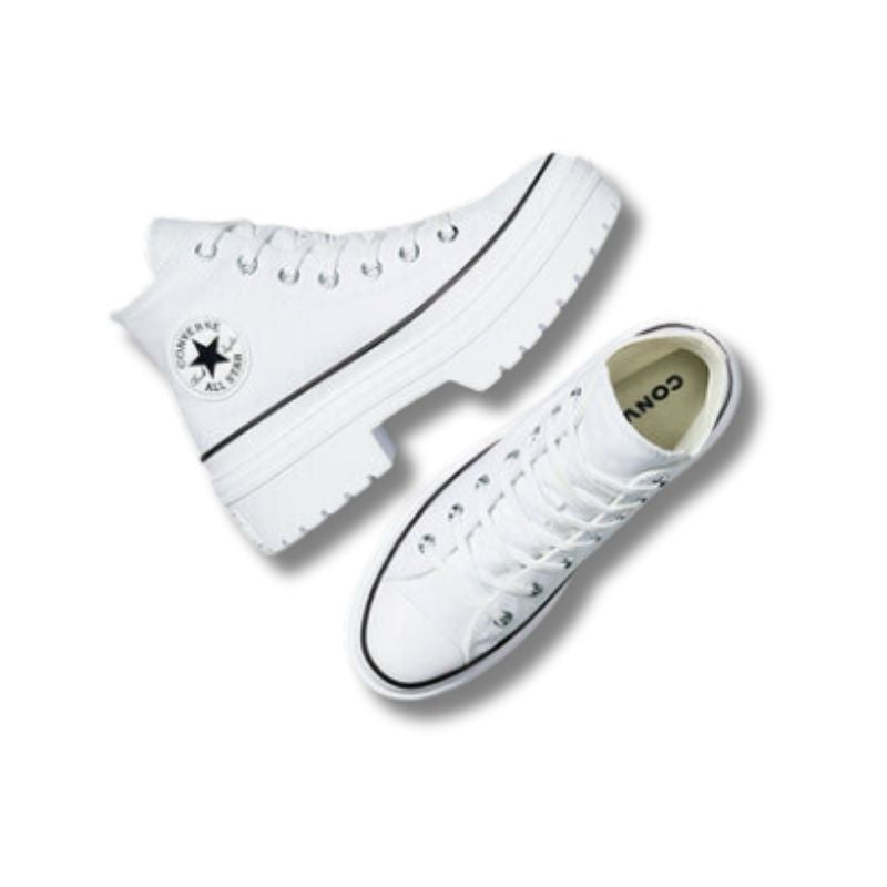 נעלי אולסטאר LUGGED HEEL HI נשים - לבן