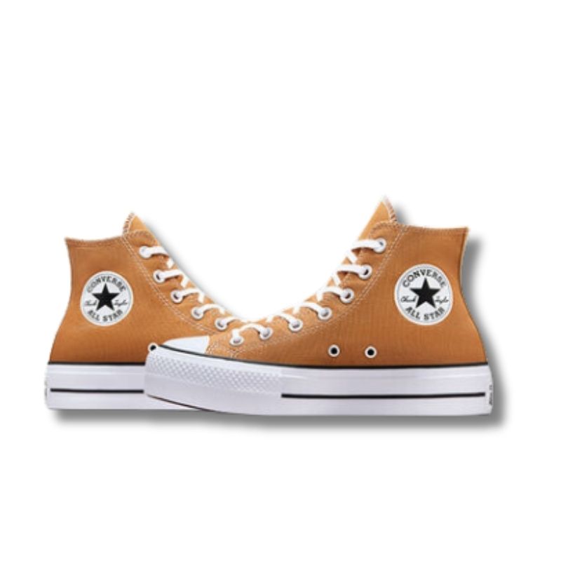 נעלי אולסטאר CHUCK TAYLOR LIFT נשים - כתום / לבן