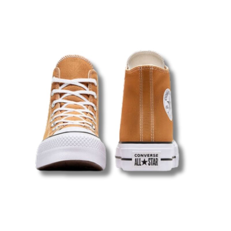 נעלי אולסטאר CHUCK TAYLOR LIFT נשים - כתום / לבן