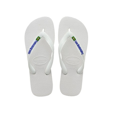 כפכפי הוואינס SLIM FLIP FLOP גברים - לבן / ברזיל