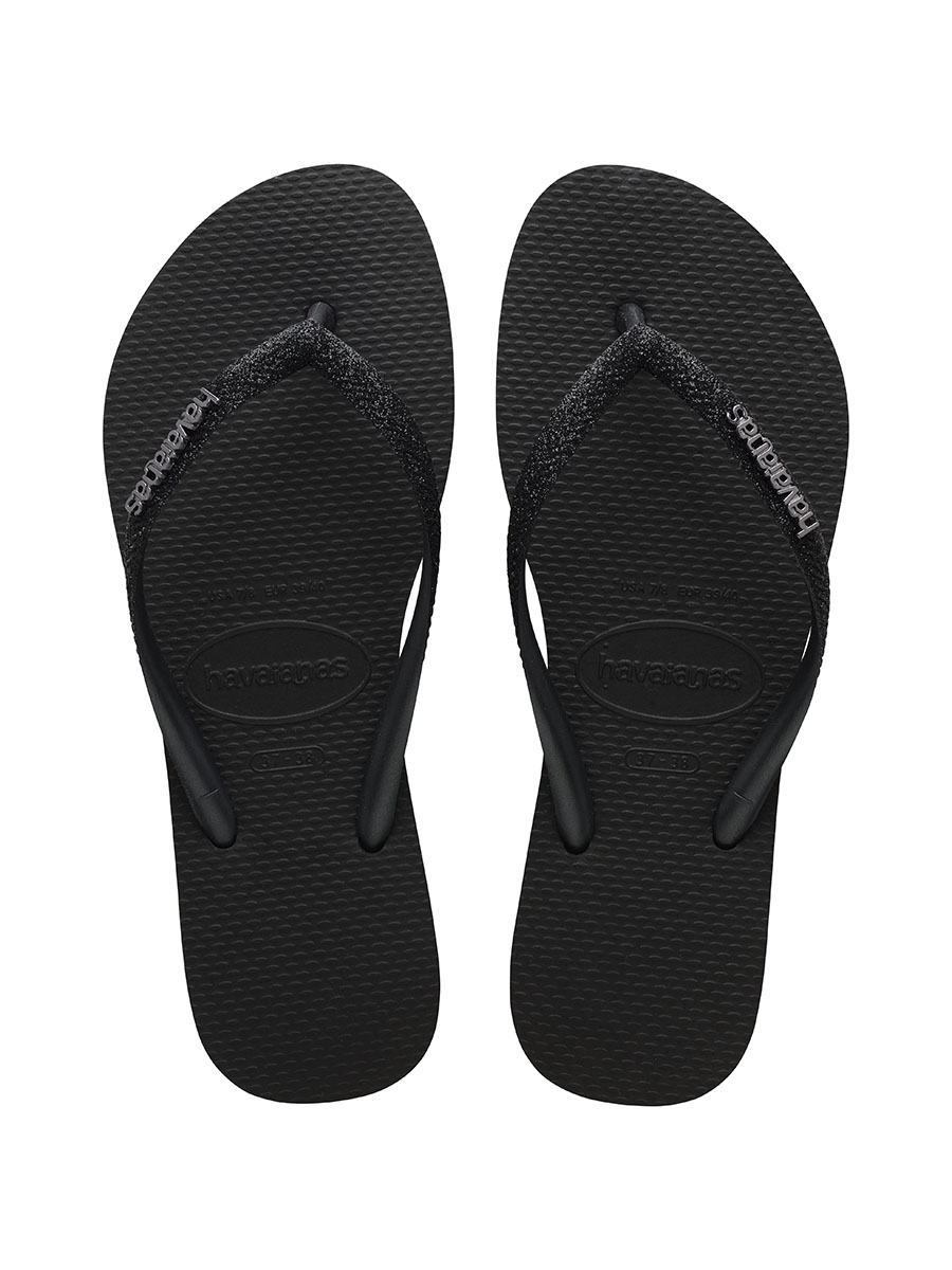 כפכפי הוואינס SLIM FLIP FLOP נשים - שחור