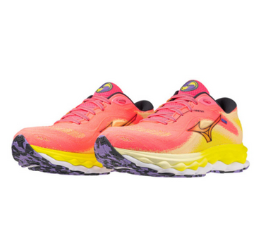 נעלי ריצה מקצועיות WAVE SKY 7  נשים - ורוד / צהוב