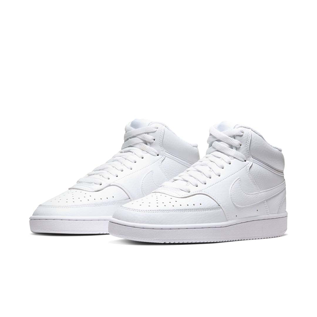 נעלי סניקרס NIKECOURT VISION MID נשים - לבן