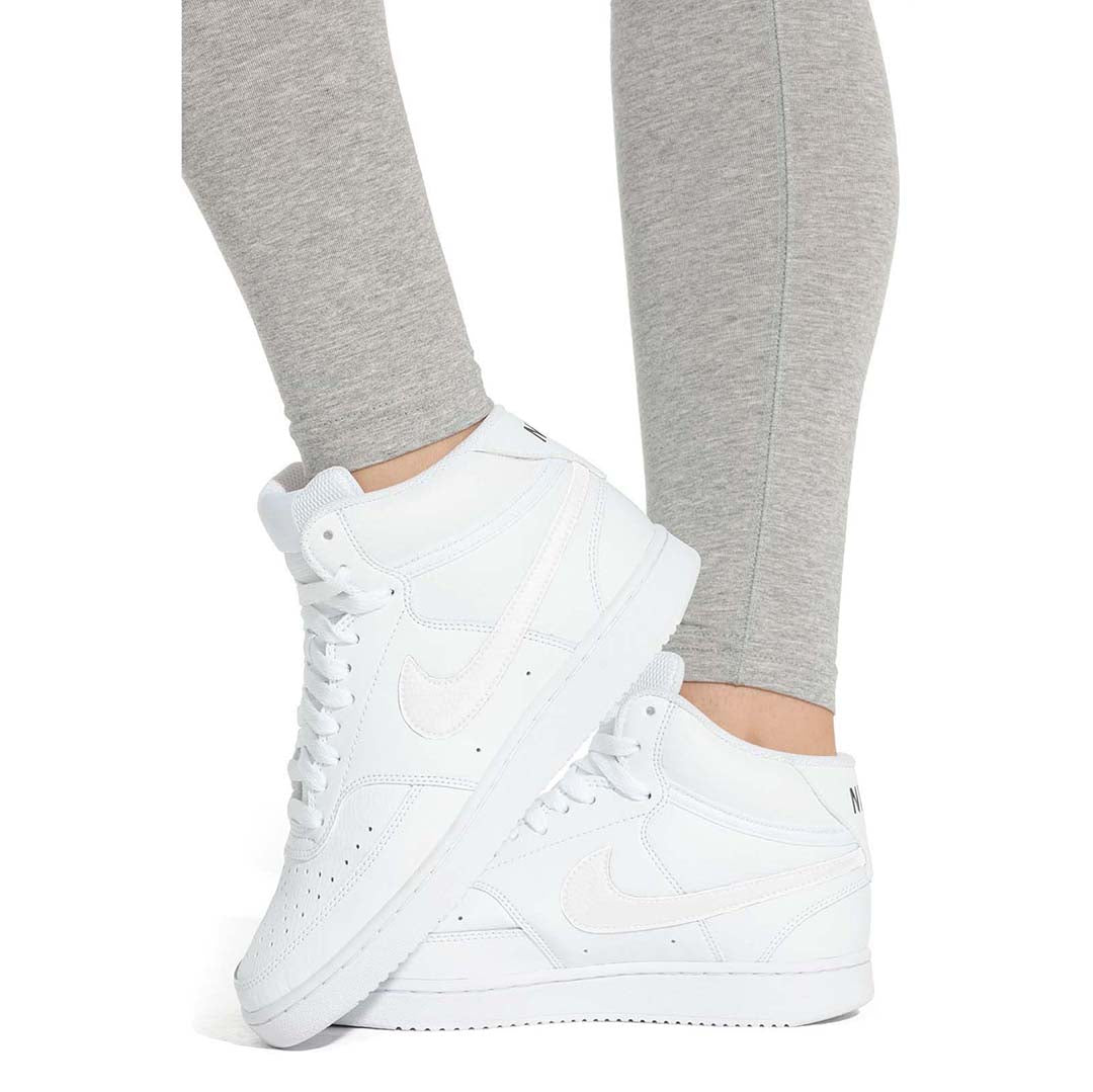 נעלי סניקרס NIKECOURT VISION MID נשים - לבן