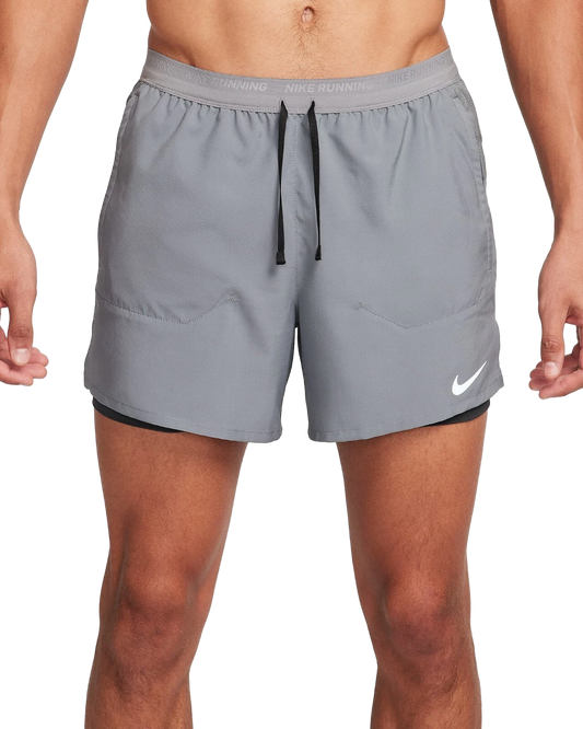 מכנסי ריצה קצרים גברים - אפור