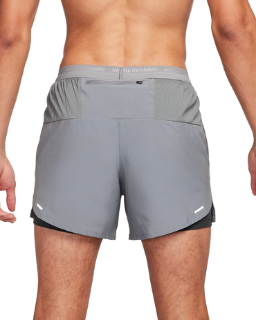 מכנסי ריצה קצרים גברים - אפור