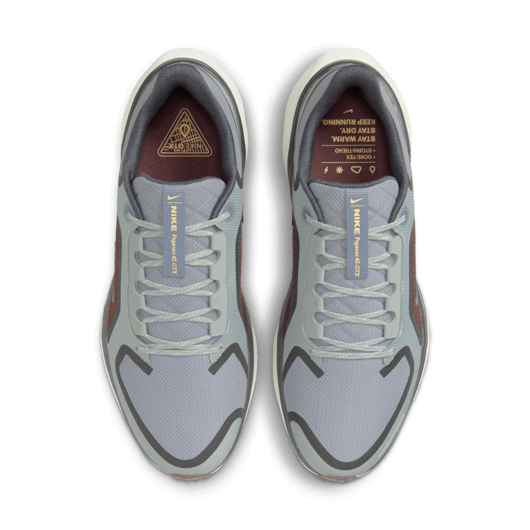 נעלי ריצה מקצועיות Pegasus 41 GORE-TEX גברים - אפור / בורדו