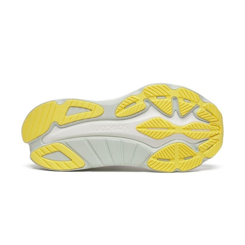 נעלי ריצה מקצועיות HURRICANE 24 נשים - לבן / צהוב