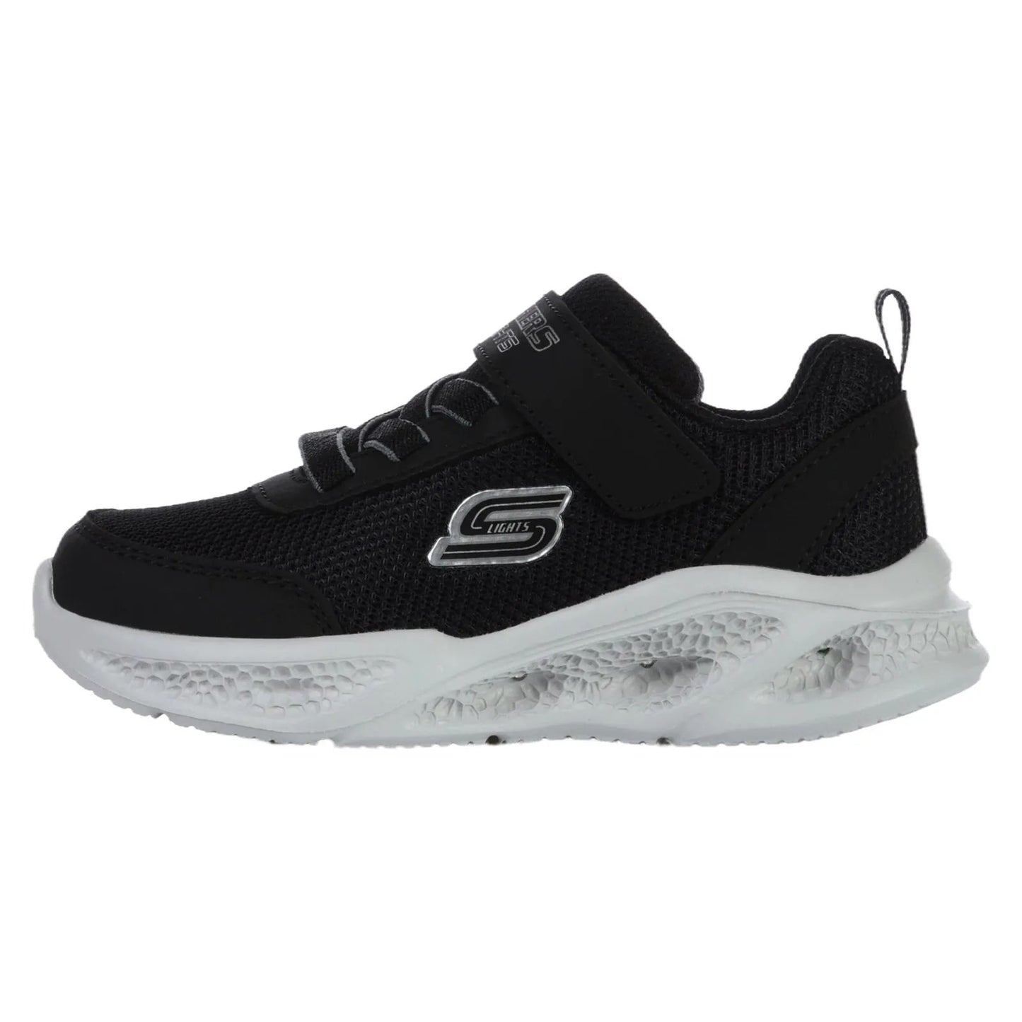 נעלי אורות SKECHERS METEOR LIGHTS תינוקות בנות - שחור / אפור