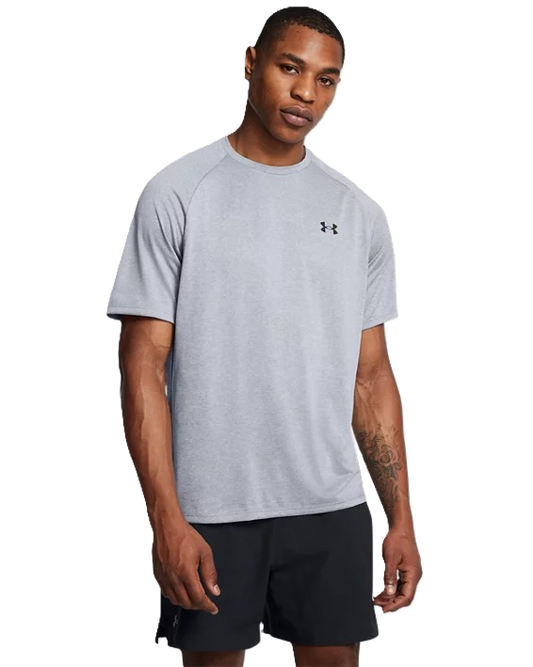 חולצת ספורט קצרה גברים - אפור